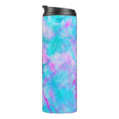 Cotton Candy Pink & Blue Watercolor Wash Stein Thermosbecher (Nach rechts gedreht)