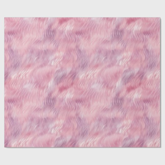 Cotton Candy Pink Geschenkpapier (Flach)