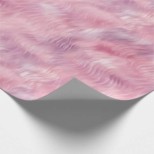 Cotton Candy Pink Geschenkpapier (Ecke)
