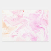 Cotton Candy Pink Lila Geschenkpapier Set (Vorderseite 2)