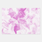 Cotton Candy Pink Lila Geschenkpapier Set (Vorderseite)