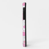 Cotton Candy Pink Polka Dot Case-Mate iPhone Hülle (Hinten/Links)