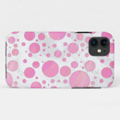 Cotton Candy Pink Polka Dot Case-Mate iPhone Hülle (Rückseite (Horizontal))