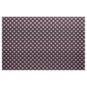 Cotton Candy Pink Polka Herzen auf schwarz Stoff (Yard (91,4 cm))