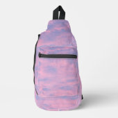 Cotton Candy Pink Sky Crossbody Bag (Vorderseite)
