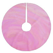 Cotton Candy Polyester Weihnachtsbaumdecke (Vorderseite)