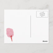 Cotton Candy Post Card Postkarte (Rückseite)