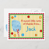 Cotton Candy Post Card Postkarte (Vorne/Hinten)