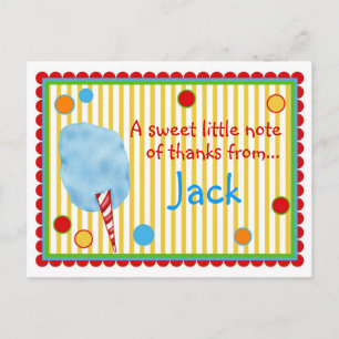 Cotton Candy Post Card Postkarte