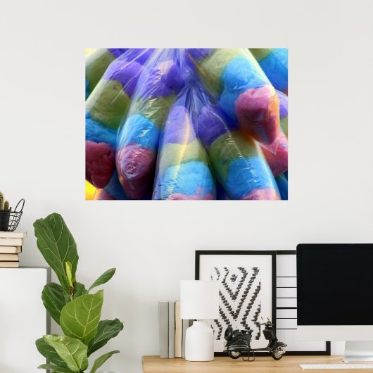 Cotton Candy Print Poster (Heimbüro)
