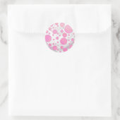 Cotton Candy Runder Aufkleber (Tasche)