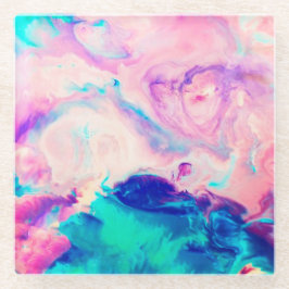 Cotton Candy Signature Marble Glass Coaster Glasuntersetzer