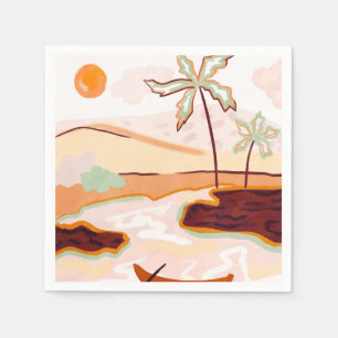 Cotton Candy Skies Serviette