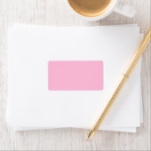 Cotton Candy Solid Color Adressaufkleber (Insitu)
