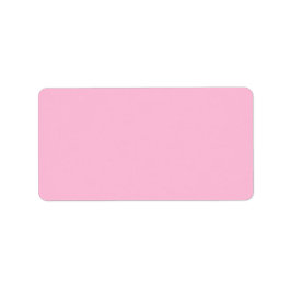 Cotton Candy Solid Color Adressaufkleber