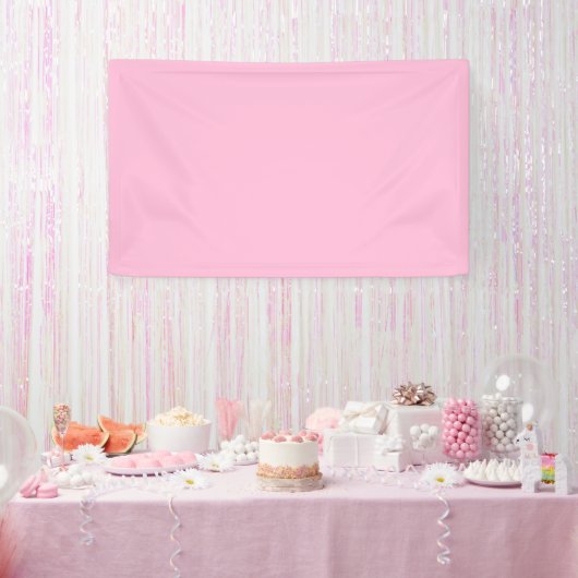 Cotton Candy Solid Color Banner (Party)