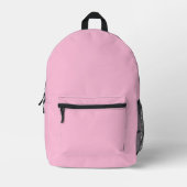 Cotton Candy Solid Color Bedruckter Rucksack (Vorderseite)