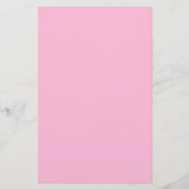 Cotton Candy Solid Color Briefpapier (Vorderseite)