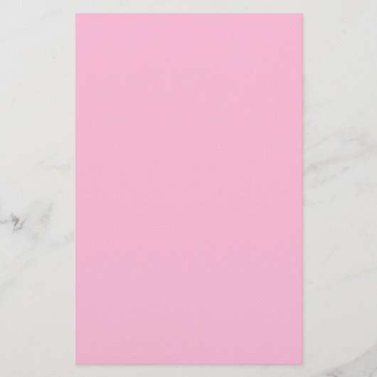 Cotton Candy Solid Color Briefpapier (Vorderseite)