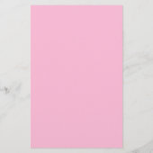 Cotton Candy Solid Color Briefpapier (Rückseite)