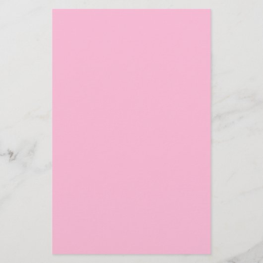 Cotton Candy Solid Color Briefpapier (Rückseite)