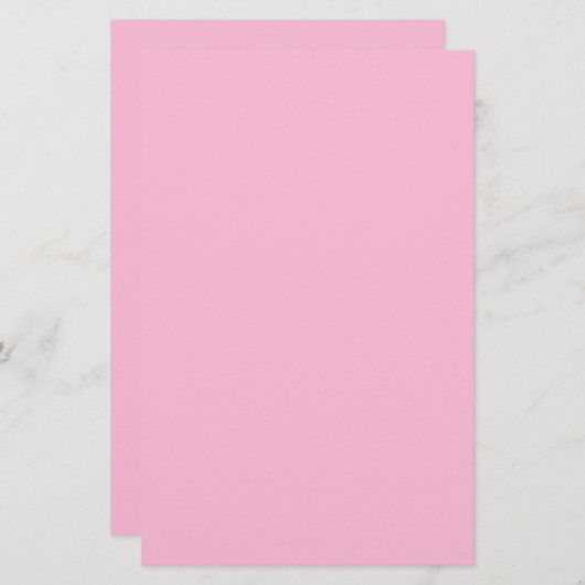 Cotton Candy Solid Color Briefpapier (Vorne/Hinten)