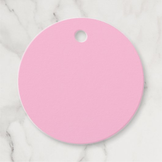 Cotton Candy Solid Color Geschenkanhänger (Vorderseite)