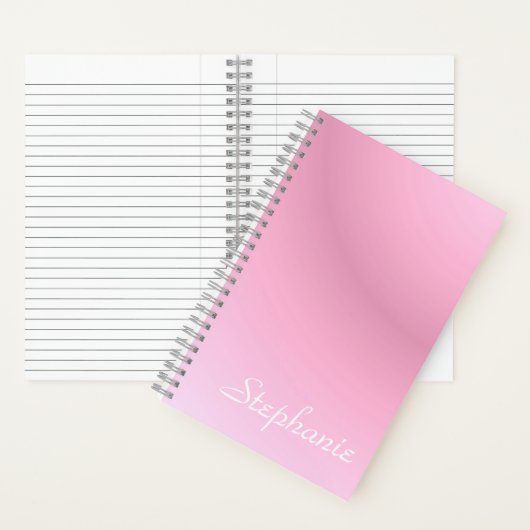 Cotton Candy Spiral Notebook Notizblock (Innen)