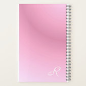 Cotton Candy Spiral Notebook Notizblock (Rückseite)