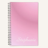 Cotton Candy Spiral Notebook Notizblock (Vorderseite)
