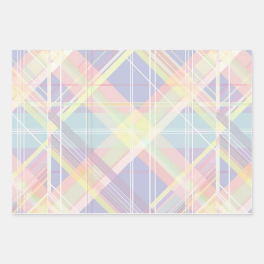 Cotton Candy Spring Pastellton Set 3 Geschenkpapier Set (Vorderseite 3)