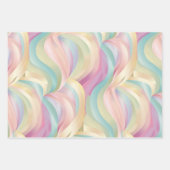 Cotton Candy Spring Pastellton Set 3 Geschenkpapier Set (Vorderseite)