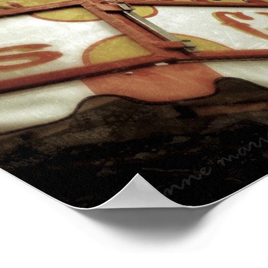 Cotton Candy Square Poster (Ecke)