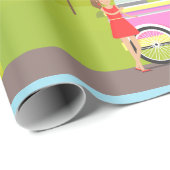 Cotton Candy Street Food Geschenkpapier (Rolleneckpunkt)