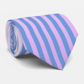 Cotton Candy Striped Necktie Krawatte (Gerollt)