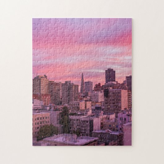 Cotton Candy Sunrise Puzzle (Vertikal)