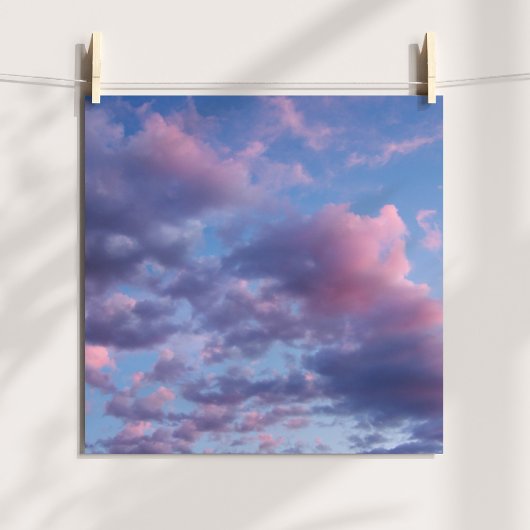 Cotton Candy Sunset Poster