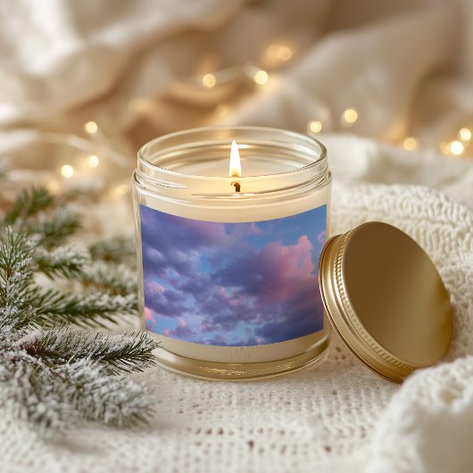 Cotton Candy Sunset Rechteckiger Aufkleber