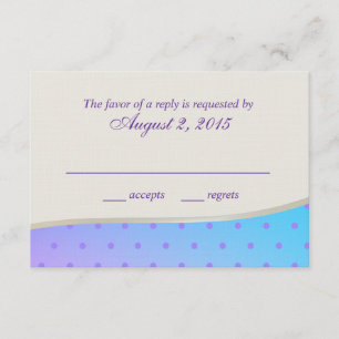 Cotton Candy Sweet UAWG RSVP Karte