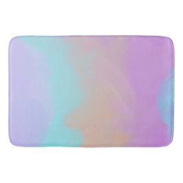 Cotton Candy Swirl Digital Print Badematte
