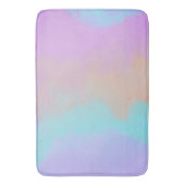 Cotton Candy Swirl Digital Print Badematte (Vorderseite Vertikal)