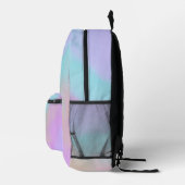 Cotton Candy Swirl Digital Print  Bedruckter Rucksack (Rechts)