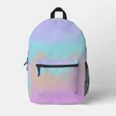 Cotton Candy Swirl Digital Print  Bedruckter Rucksack (Vorderseite)