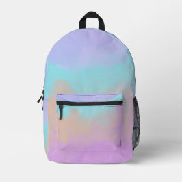 Cotton Candy Swirl Digital Print  Bedruckter Rucksack