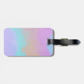 Cotton Candy Swirl Digital Print Gepäckanhänger (Rückseite horizontal)