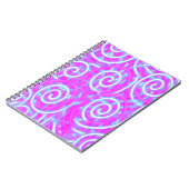 Cotton Candy Swirl Notebook – Pastel Aesthetic  Notizblock (Linke Seite)