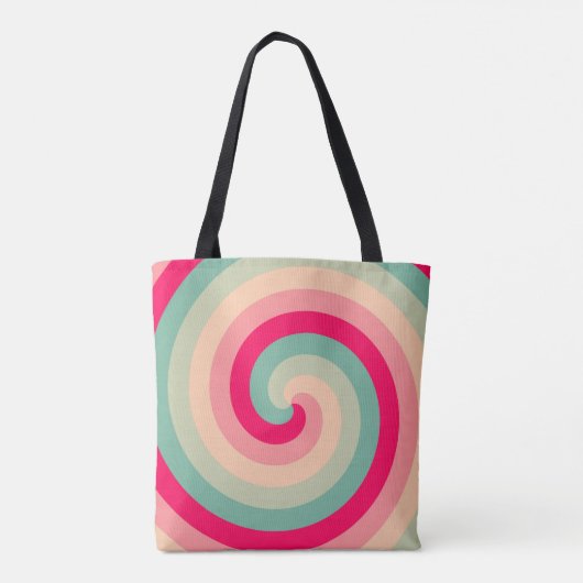 Cotton Candy Swirl Tasche (Rückseite)