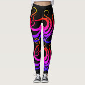 Cotton Candy Tentacs auf Ihrer Farbe - Leggings (Vorderseite)