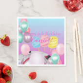 Cotton Candy Theme Serviette (Beispiel)