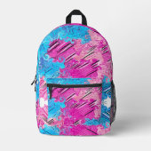 Cotton candy Träume Bedruckter Rucksack (Vorderseite)